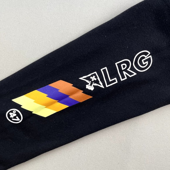 LRG Lifted Research Group Hoodie Sweatshirt Adult Medium Black Sandbar Skater - Picture 5 of 11